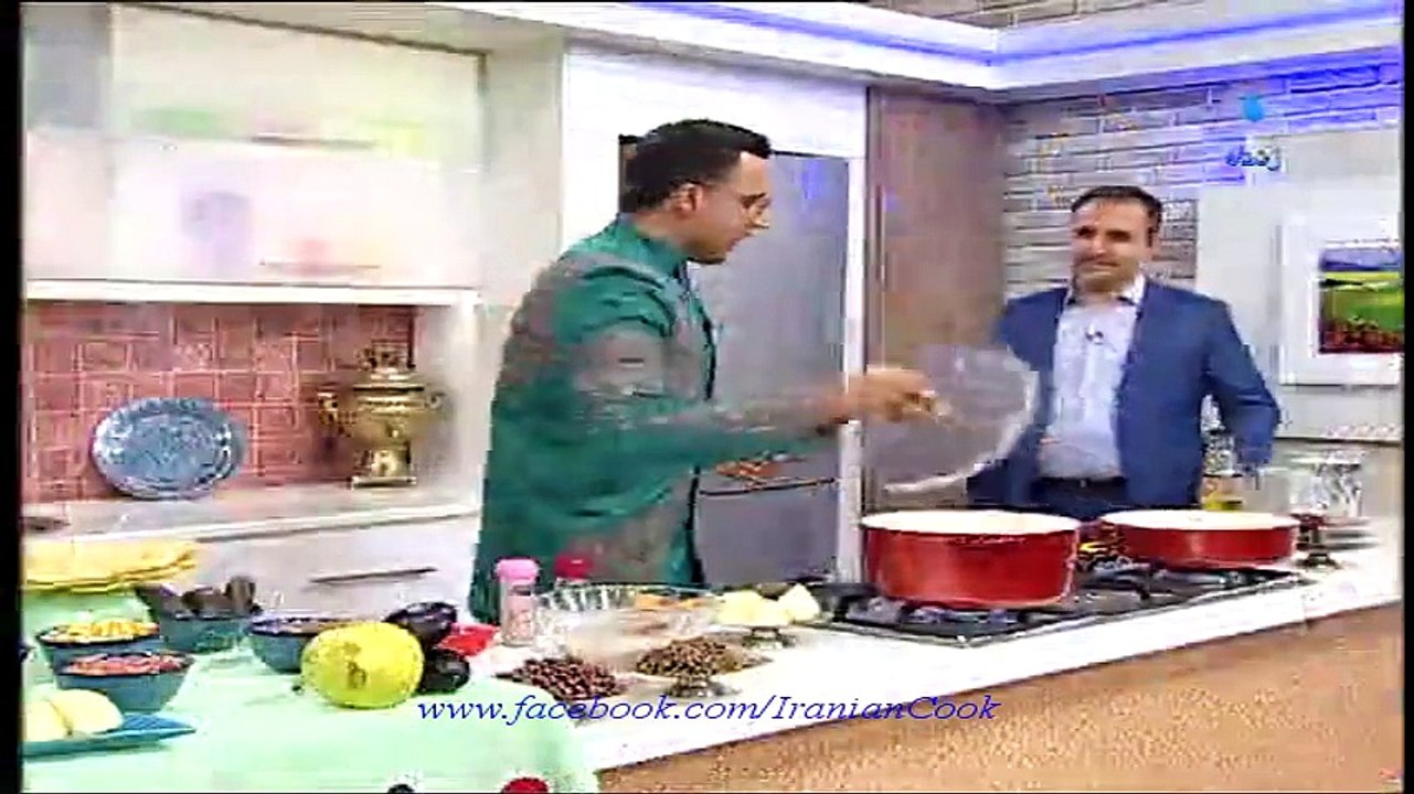 آبگوشت به و بادمجان