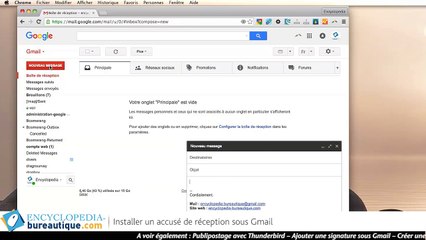 Créer un accusé d'ouverture d'email sous Gmail avec Boomerang