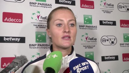 Tennis - Fed Cup : Mladenovic «Beaucoup de déception»