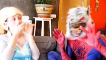 Spiderman Vampire vs Pink Spidergirl In Real Life! w/ Police vs Twins Aliens & Zombie! Fun Superhero