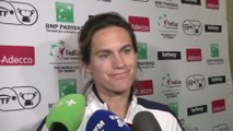 Tennis - Fed Cup : Mauresmo «Une très belle équipe en face»