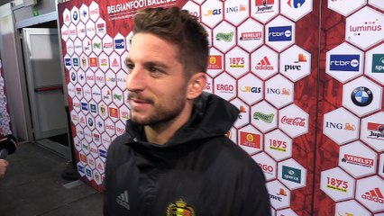 Dries Mertens: "Courtois n'est pas content avec ce goal"