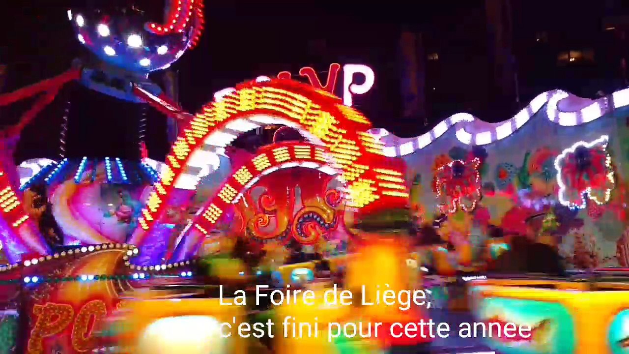 La Foire d'octobre à Liège, c'est fini pour cette année!
