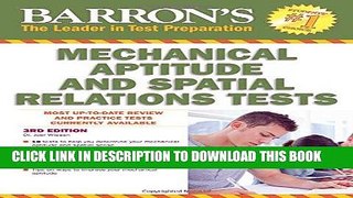 Read Now Barron s Mechanical Aptitude and Spatial Relations Test, 3rd Edition (Barron s Mechanical
