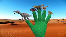 Dinosaurs Cartoon Finger Family Children Nursery Rhymes | King Kong Godzilla Finger Family Rhymes