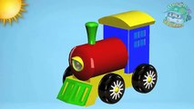 Мультики про машинки для детей от 3 лет развивающие. Конструктор: собираем паровоз.