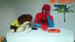 #spiderman Playing with Lightning McQueen Disney Cars Toy - Fun Superheroes Movie in Real Life