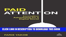 Ebook Paid Attention: Innovative Advertising for a Digital World (Cambridge Marketing Handbooks)