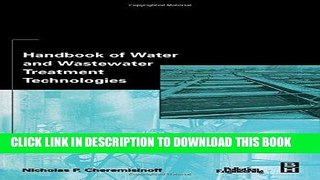 Best Seller Handbook of Water and Wastewater Treatment Technologies Free Download