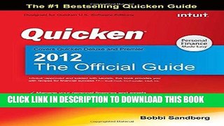 Ebook Quicken 2012 The Official Guide (Quicken Press) Free Read