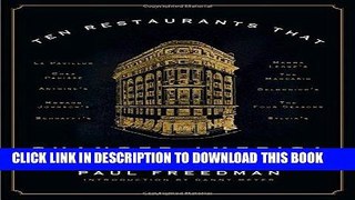 [PDF] Ten Restaurants That Changed America Popular Collection