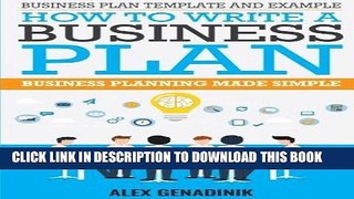 Best Seller Business plan template and example: how to write a business plan: Business planning