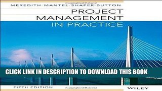Ebook Project Management in Practice Free Read