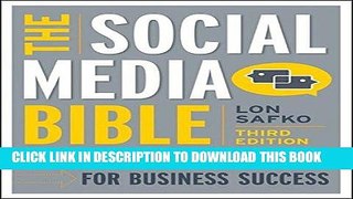 Ebook The Social Media Bible: Tactics, Tools, and Strategies for Business Success Free Read