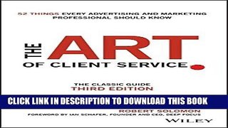 Best Seller The Art of Client Service: The Classic Guide, Updated for Today s Marketers and