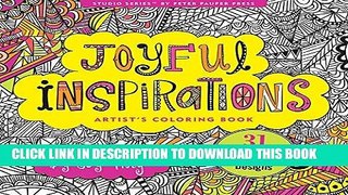 Ebook Joyful Inspiration Adult Coloring Book (31 stress-relieving designs) (Artists  Coloring