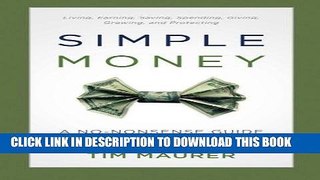 Ebook Simple Money: A No-Nonsense Guide to Personal Finance Free Download