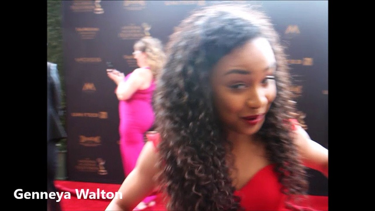 Genneya Walton of Project MC2 at 2016 Daytime Emmy Awards Red Carpet