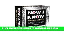 Best Seller Now I Know 2016 Daily Calendar: Revealing Stories Behind the World s Most Interesting