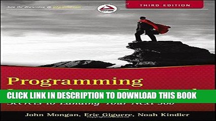 Ebook Programming Interviews Exposed: Secrets to Landing Your Next Job Free Read