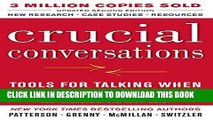 Best Seller Crucial Conversations Tools for Talking When Stakes Are High, Second Edition Free