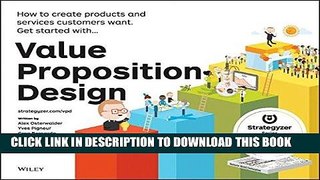 Best Seller Value Proposition Design: How to Create Products and Services Customers Want