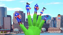 SuperHeroes Children Nursery Rhymes | Spiderman Hulk Batman Finger Family Rhymes For Kids