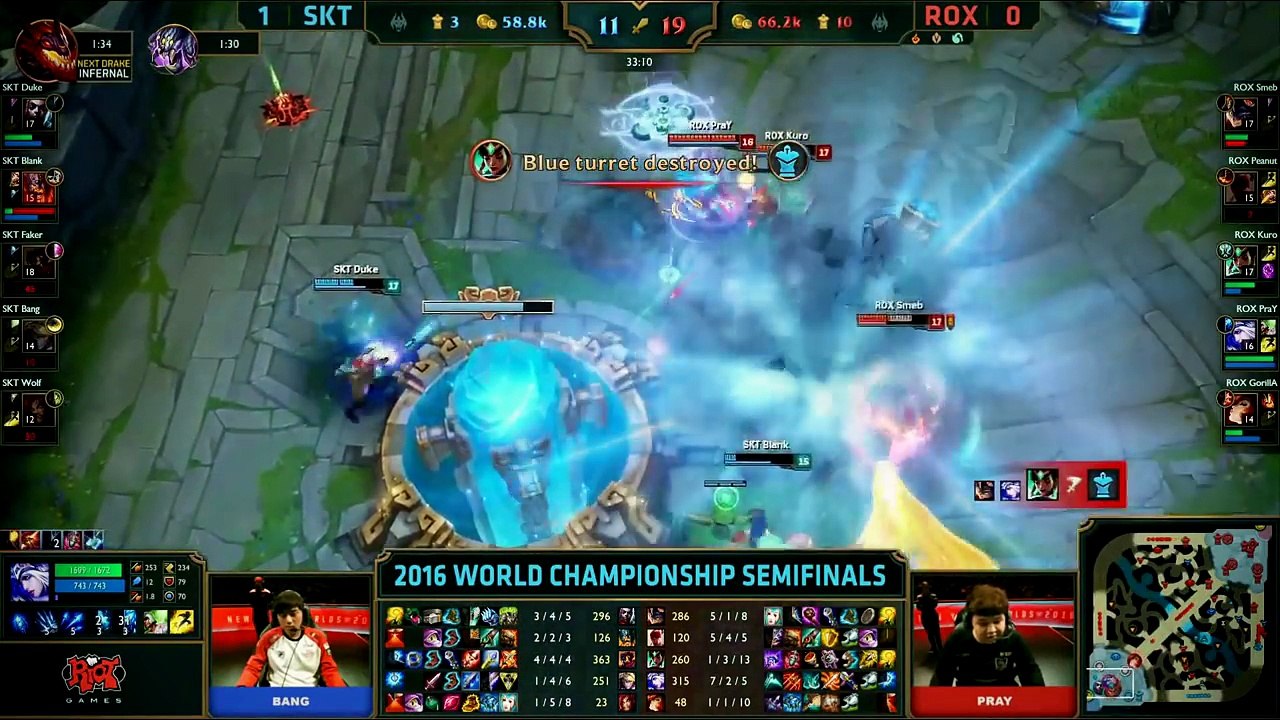 MISS FORTUNE SUPPORT! - SKT VS ROX - SEMIFINALS _ 2016 (League of Legends)-n27bi_3NfO8