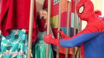 Frozen Elsa Hair Cut Spidergirl Kidnapped Jail Frozen Elsa Horse Superhero Movie in Real Life