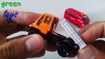 Toys cars for kids, Toy cars videos for children, Toys Challenge, Tomica Mercedes Benz Unimog-GKXmKfiJ-gY