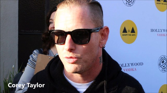 Corey Taylor of Slipknot at Adopt The Arts LA Event