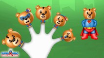 The Finger Family Super Kitty Family Nursery Rhyme | Super Heros Collection Finger Family Songs