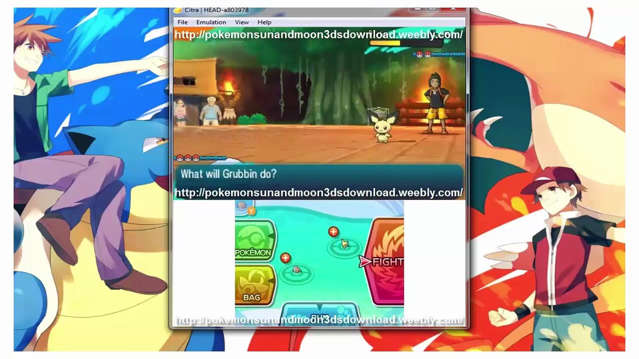 Pokemon Sun and Moon Download Rom 3DS + Emulator PC CIA