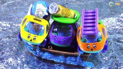 Бетономешалка и Грузовик Побег с острова Развивающие мультфильмы. Серия 23