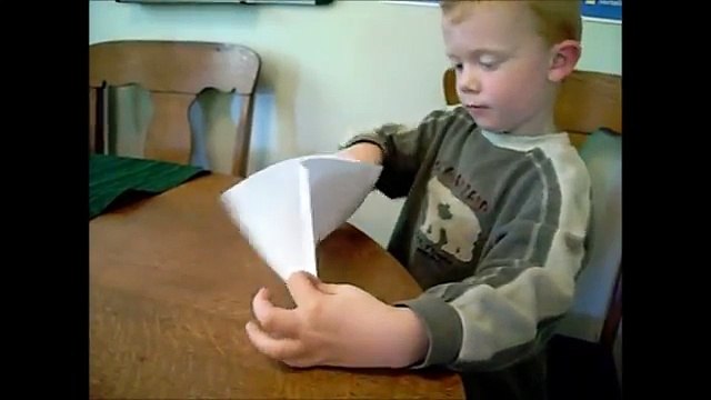 Paper airplane instructions for kids