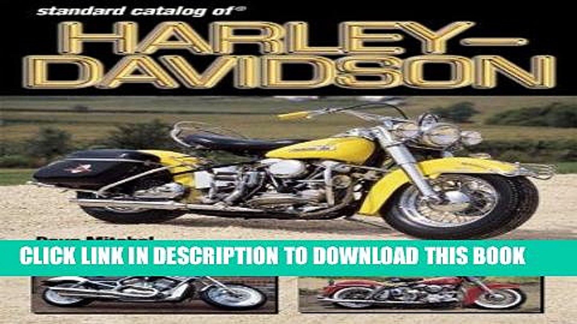 Best Seller Standard Catalog of Harley-Davidson Motorcycles (Vol i) Free Read