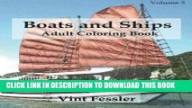 Ebook Boats   Ships : Adult Coloring Book Vol.5: Boat and Ship Sketches for Coloring (Ship