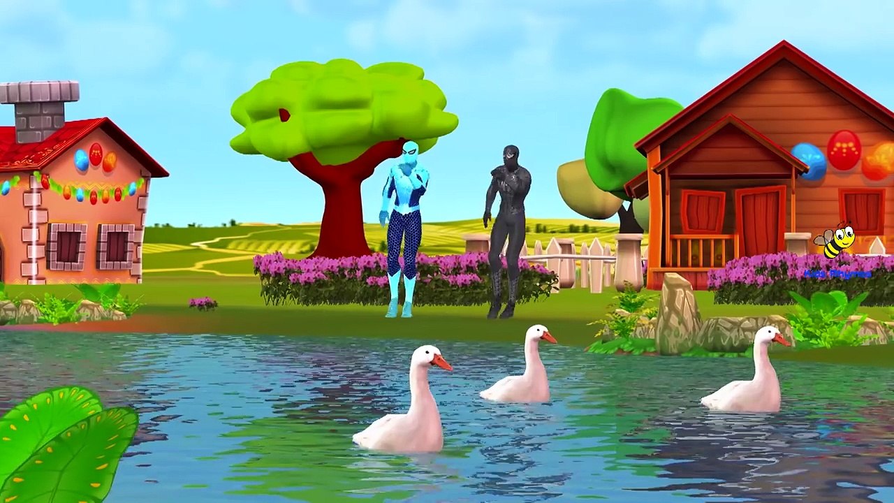 Captain America Ironman Spiderman Cartoons Finger Family Children Nursery Rhymes - SuperHero Fights