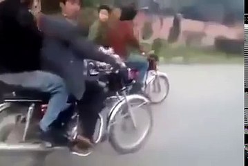 Funny Video Top 10 one wheeling in Pakistan - Pakistani Funny Clips