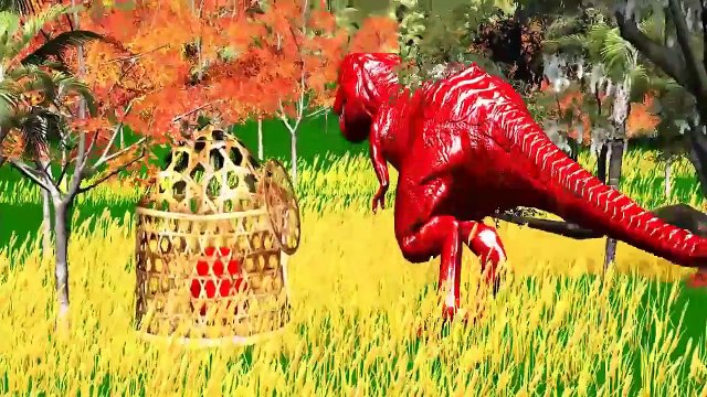 Color Song | Colours Rhymes For Children | Crazy Gorilla | Big Dinosaurs For Children