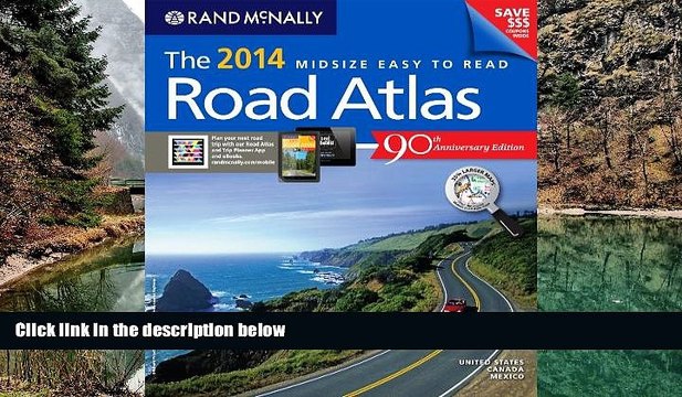 Big Deals Rand McNally 2014 NEW Midsize Perfect Bound Road Atlas (Rand McNally Easy to Read!)