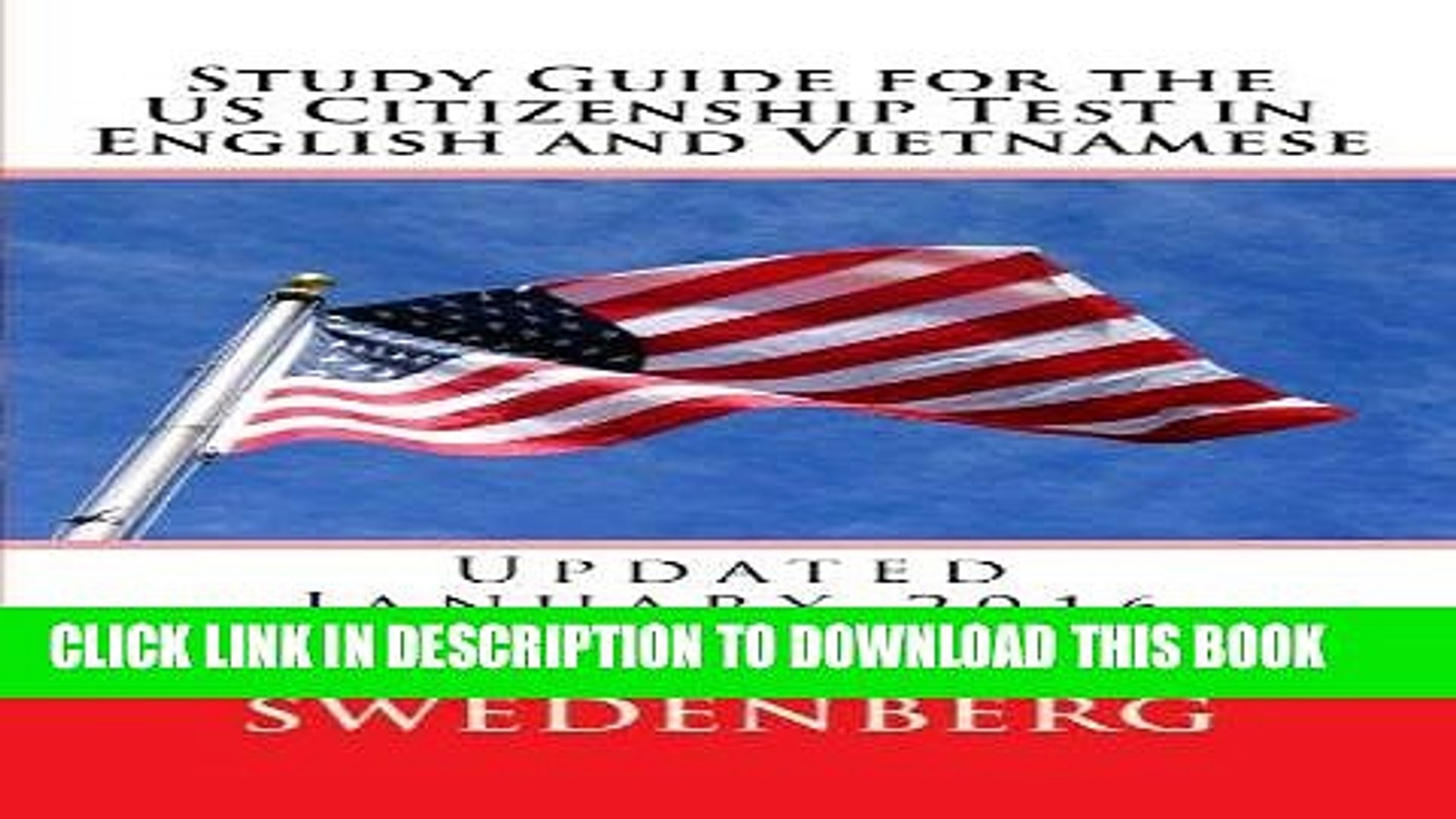 Read Now Study Guide for the US Citizenship Test in English and Vietnamese: Updated March 2016