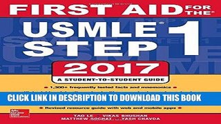 Read Now First Aid for the USMLE Step 1 2017 PDF Online