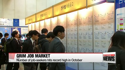 Number of job-seekers hits record high in October