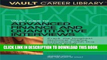 [PDF] Epub Vault Guide to Advanced Finance   Quantitative Interviews Full Download