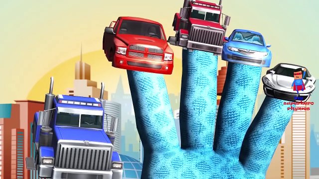 Monster Truck Finger Family Nursery Rhymes Collection | Cartoon Monster Trucks Rhymes for Children