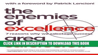 [PDF] The Enemies of Excellence: 7 Reasons Why We Sabotage Success Full Online