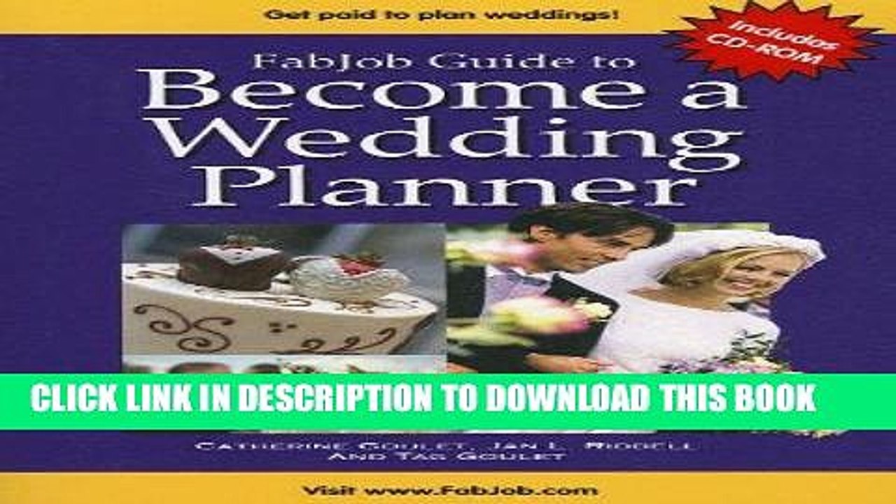 [PDF] Epub Fabjob Guide to Become a Wedding Planner (With CD-ROM) Full Download