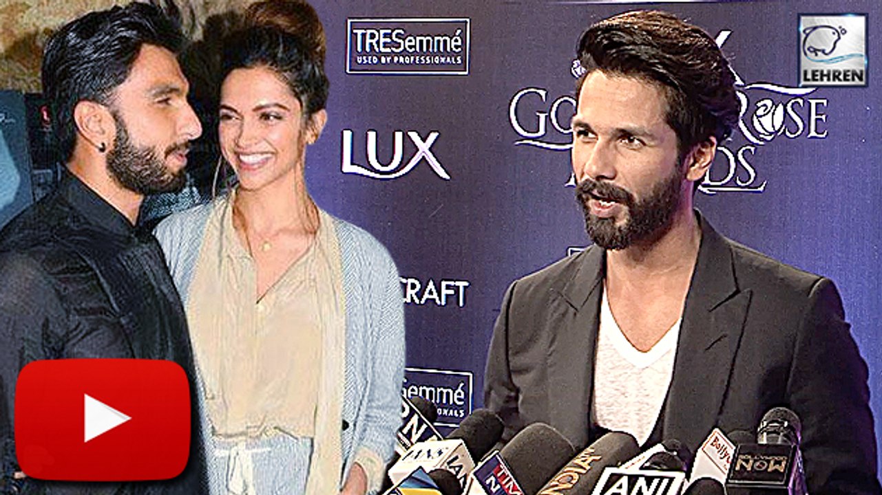 Shahid Kapoor Speaks About Ranveer-Deepika In 'Padmavati'