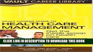 [PDF] Mobi Vault Career Guide to Health Care Management Full Download